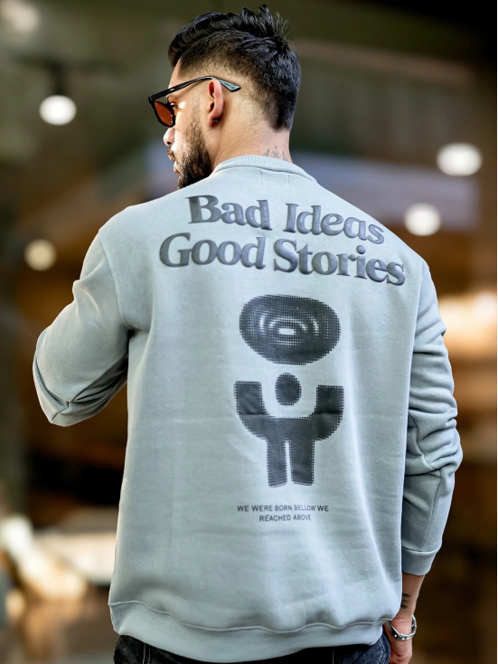 Good Stories Black Sweatshirt-L / Light Grey