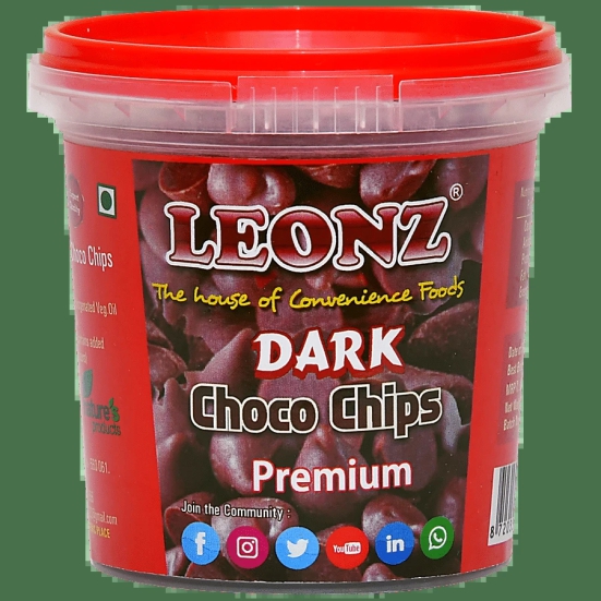 Leonz Dark Choco Chips, 100 Gm