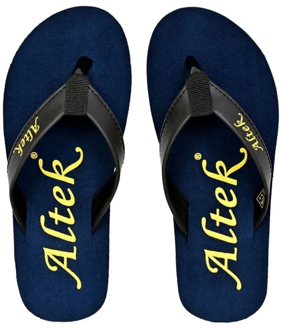 Altek - Navy Mens Thong Flip Flop - None