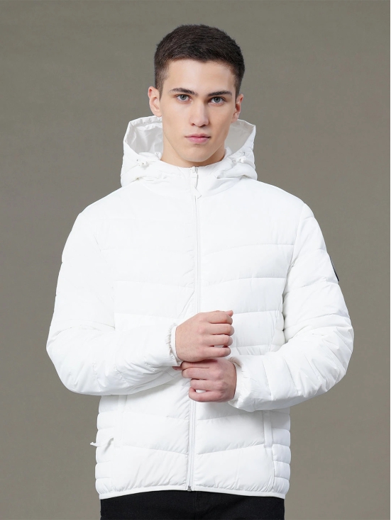 RedTape Hooded Jacket for Men | Padded & Water Resistant Finish | Enhanced Comfort