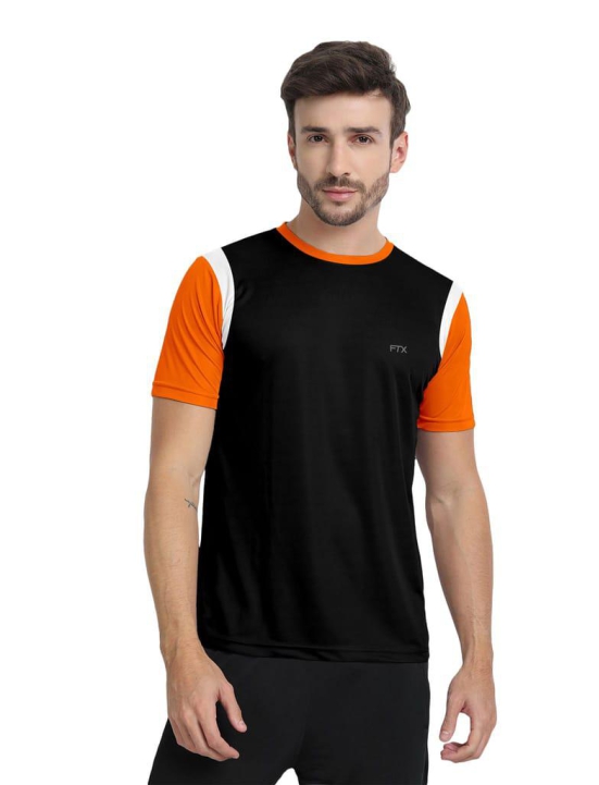 FTX Men Drifit Colorblock Half Sleeve Tshirt