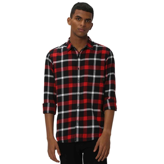 Red & Black Large Check Shirt