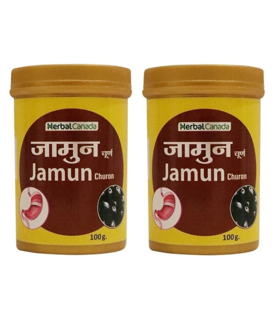 Herbal Canada Jamun Powder (Churn) 100g (Pack Of 2) Powder 100 gm Pack Of 2