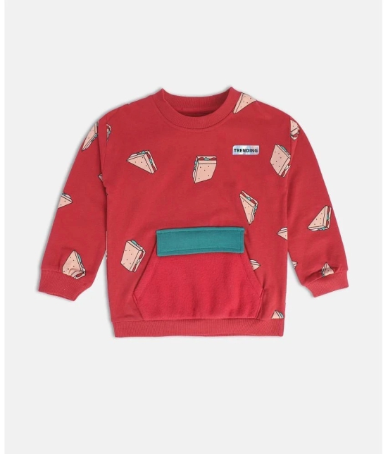 MINI KLUB Red Cotton Boys Sweatshirt ( Pack of 1 ) - None