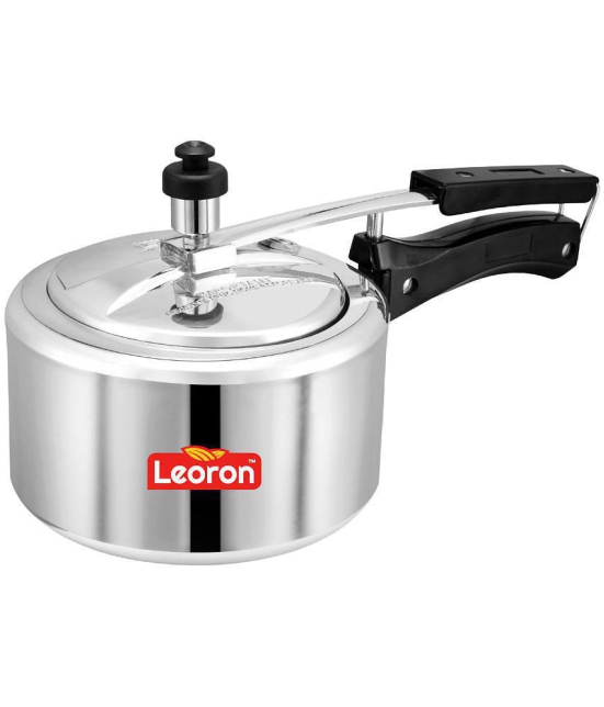 Srushti Gold is now Leoron 2 L Aluminium InnerLid Pressure Cooker Gas Stovetop Compatible