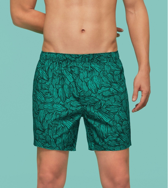 Remix Cotton Boxers Nutty Green XL