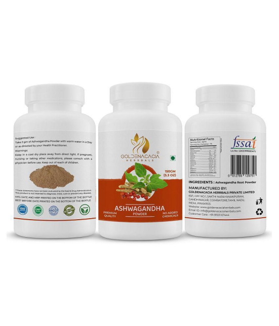 GOLDENACACIA HERRBALS Ashwagandha Powder 150g Powder 1 gm