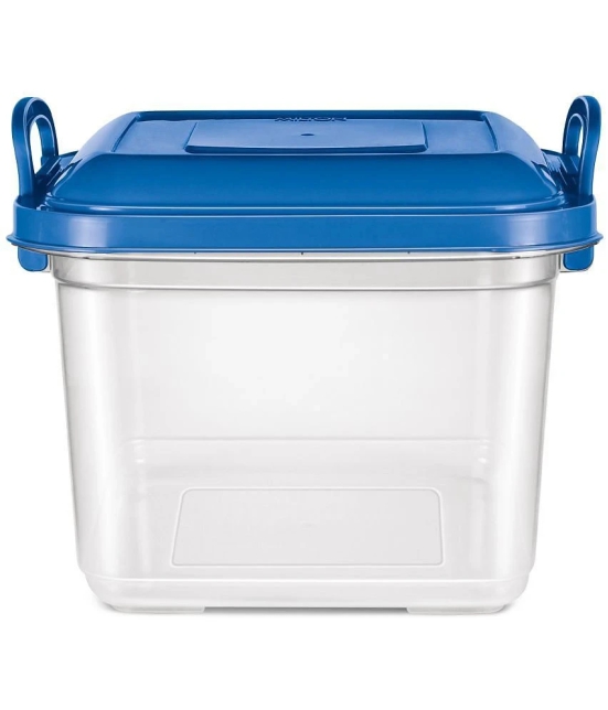 Milton Silo 15 Plastic Storage Containers, 1 Piece, 14.45 Litres, Blue | Storage Jar | Kitchen Organiser | BPA Free | Stackable | Modular | Nestable - Blue