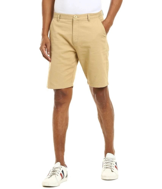 Ruggers - Cotton Blend Beige Mens Shorts ( Pack of 1 ) - None