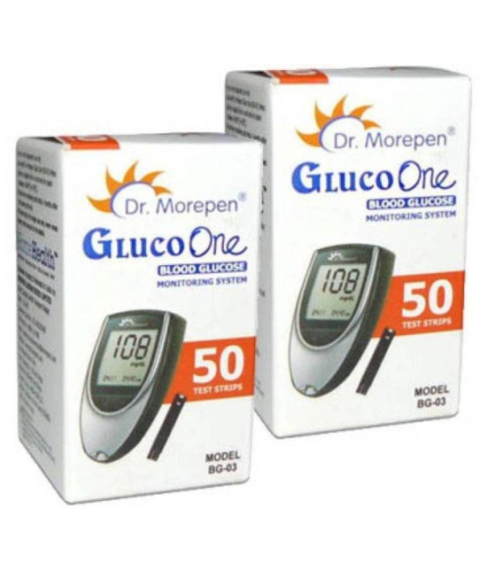 Dr. Morepen 100 Glucometer Strips Expiry Feb-2024