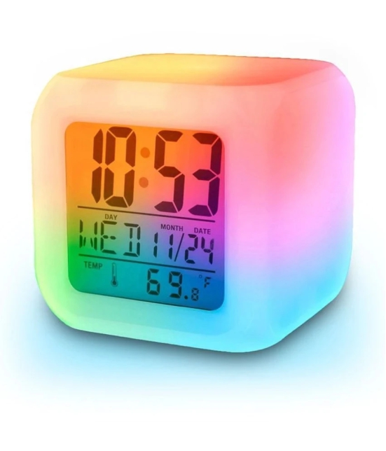 NAMRA Digital Plastic Table Clock - Pack of 1