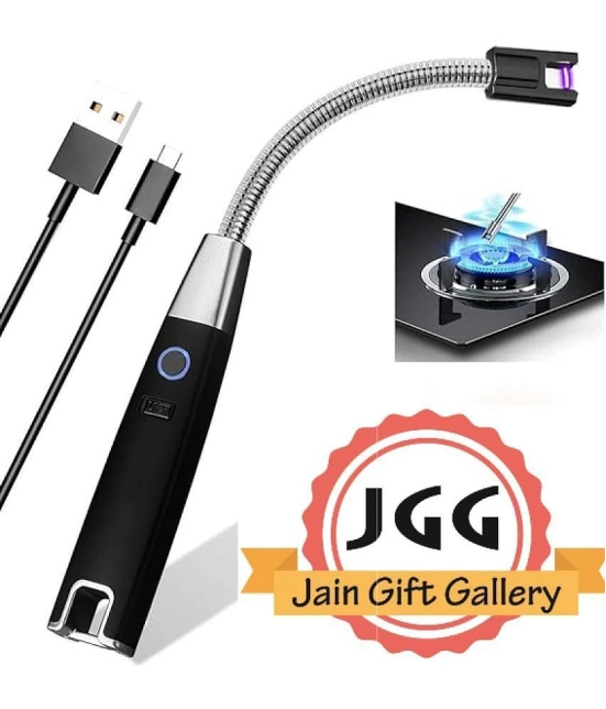 JGG JAIN GIFT GALLERY Silver Stainless Steel Cigarette Lighter ( Pack of 1 ) - Silver