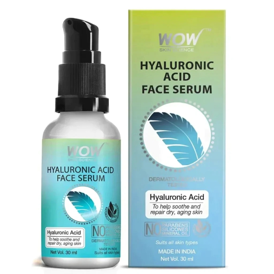 Hyaluronic Acid Face Serum - For Intense Hydration, Glowing Skin & Fines Lines