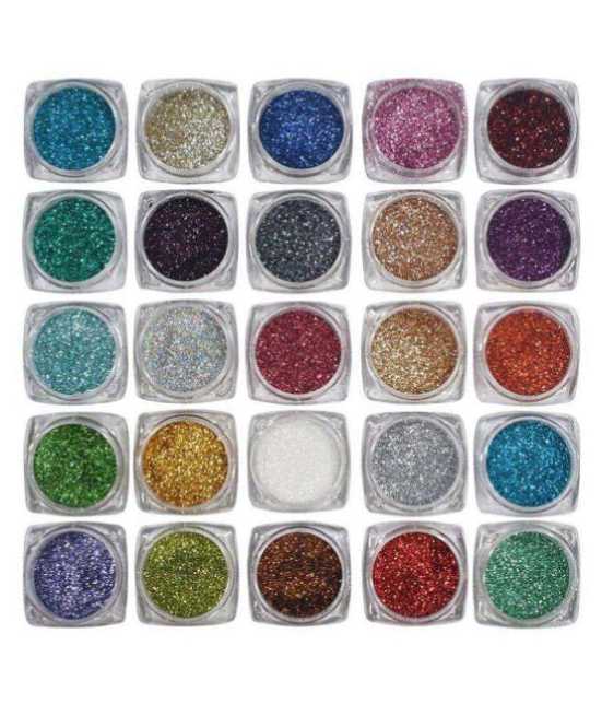 RTB Glitter Eye Shadow Powder Colours 25 gm Pack of 25