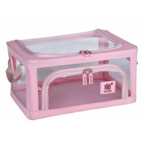 Transparent Storage Organizer/ Living Box-Pink