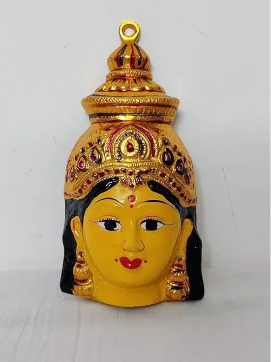 Varalakshmi Amman Yellow Face-8 inches