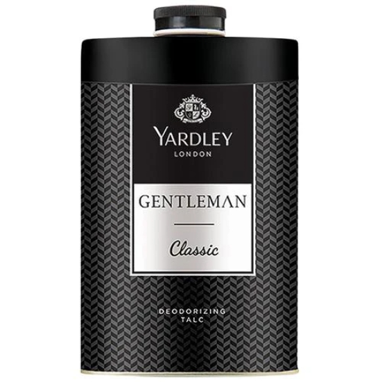 Yardley London Gentleman Classic Deodorizing Talc - Refreshing, 250 g