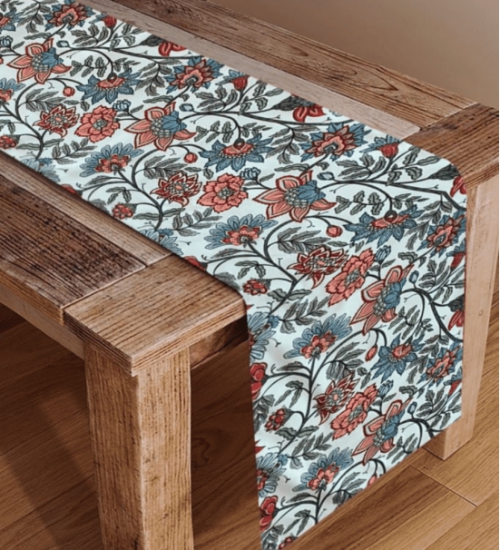 Jacobean Table Runner (13in x 58in or 13in x 72in)