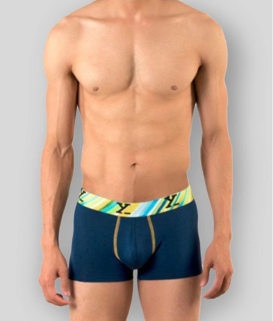 XYXX Pack of 3 Modal Mens Trunks ( Blue ) - M