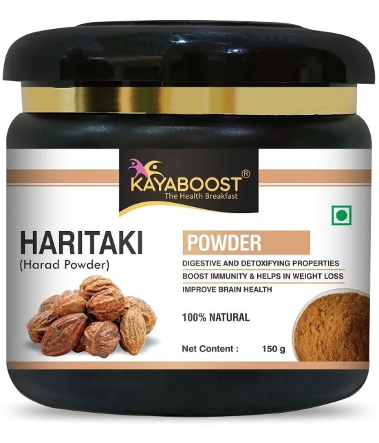 KAYABOOST Harad Powder - Haritaki Fruit Powder, Terminalia Chebula, Natural (150 g)