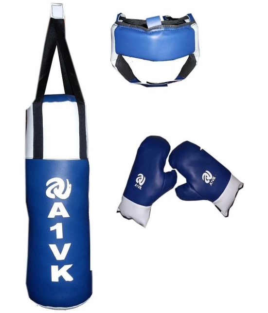 A1VK Junior Boxing Kit (punch Bag & Gloves) - Blue