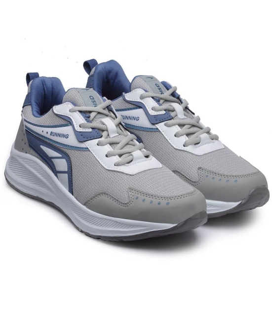 ASIAN - OSCAR-01 Light Grey Mens Sports Running Shoes - None