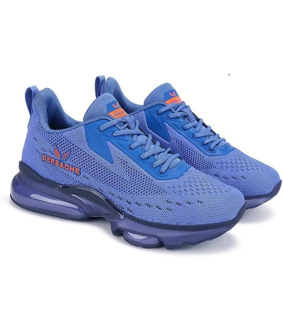 Bersache Blue Mens Sports Running Shoes - None