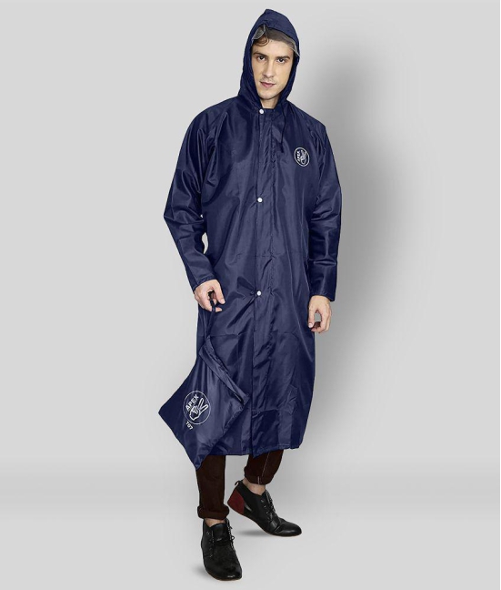 Goodluck Navy Rain Coat - XL