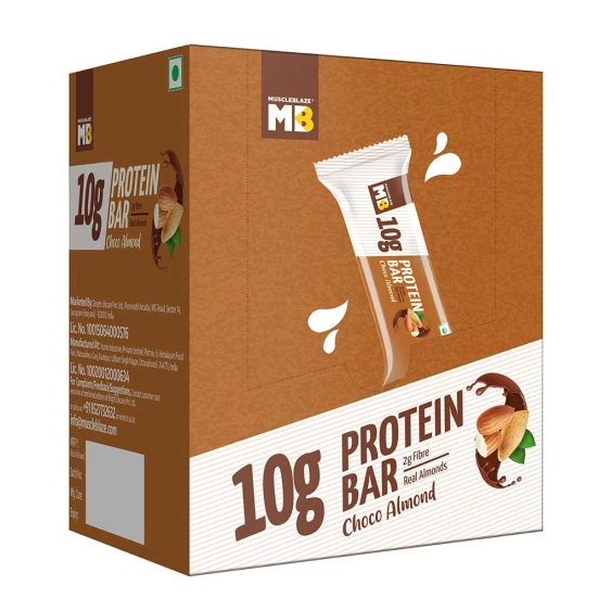 MuscleBlaze Protein Bar (10 gm Protein),  6 bar(s)  Choco Almond