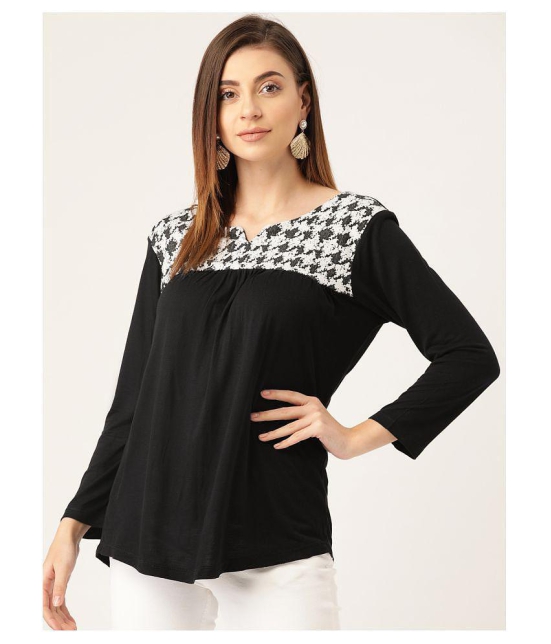 Rute Crepe Regular Tops - Black - 3XL