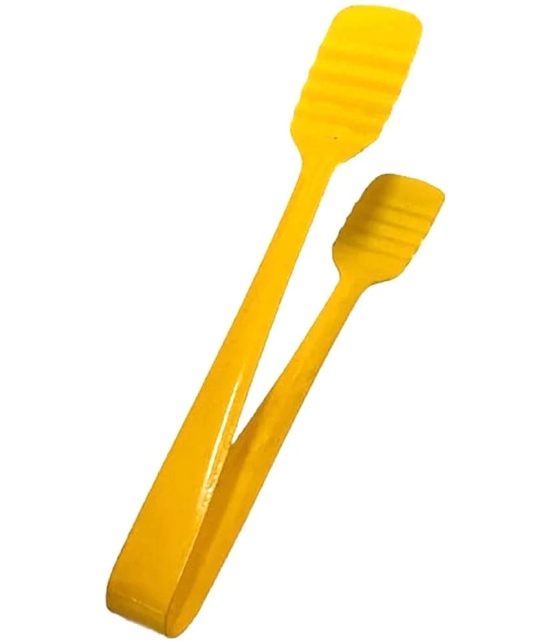 Dynore Steel Cake/Pastry Tong - Yellow