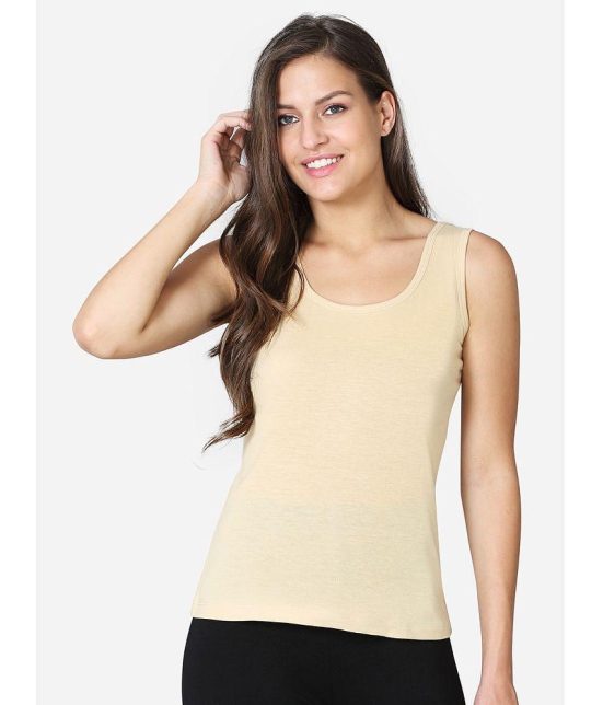 VStar Cotton Slip - Beige Single - None