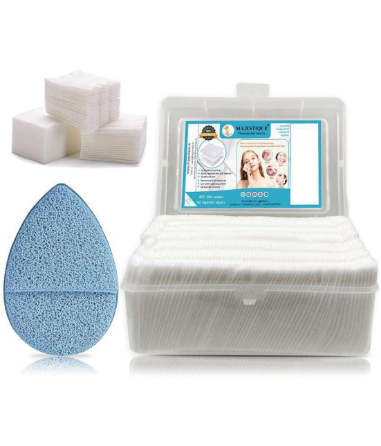 MAJESTIQUE Face 150 g Facial Wipes & Finger sponge