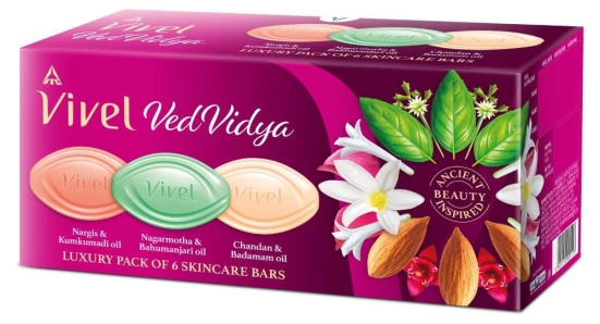 Vivel Vedvidya Multi Variant Pack 100Gx6pc