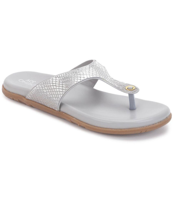 ORTHO JOY - Gray Women's Flats - None