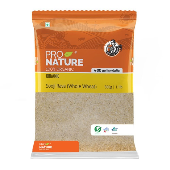 Pronature Sooji / Rava (Whole Wheat) 500g