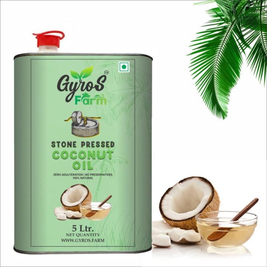 Stone Pressed Coconut Oil-5 L Tin