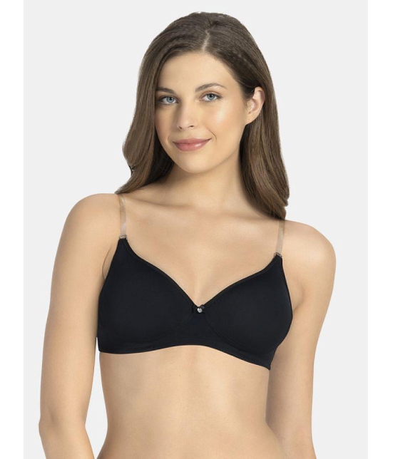 Amante - Black Nylon Heavily Padded Women's Plunge Bra ( Pack of 1 ) - None