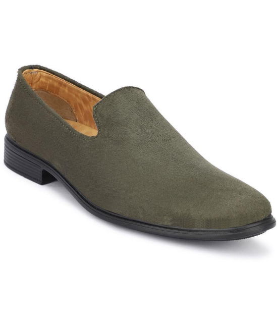 Buxton - Green Men's Slip-on Shoes - 8