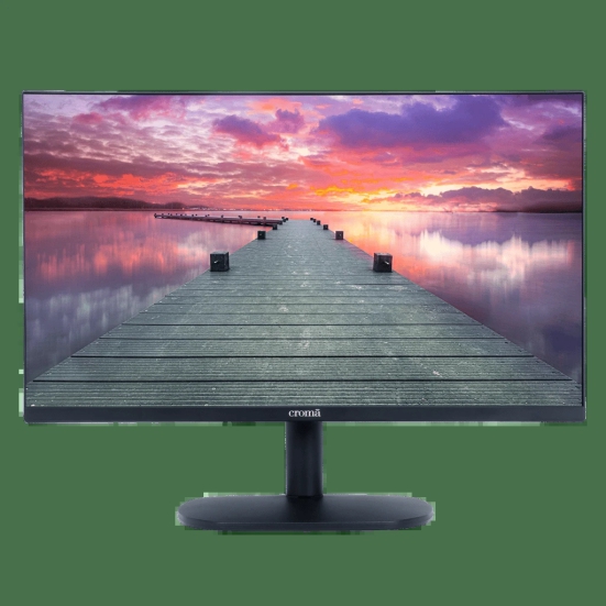 Croma 24 inch Full HD FFS Panel Thin Bezel Monitor with Dual Speakers