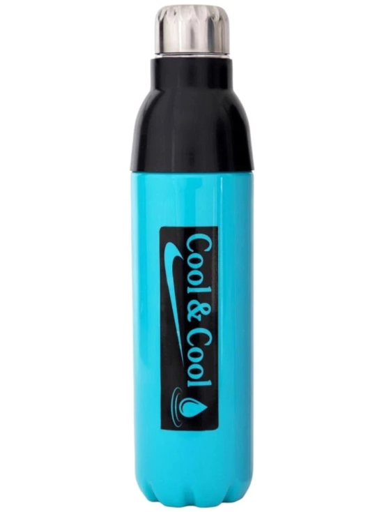 LAZYWINDOW Blue Plastic Water Bottle 1000 mL ( Set of 1 ) - Blue