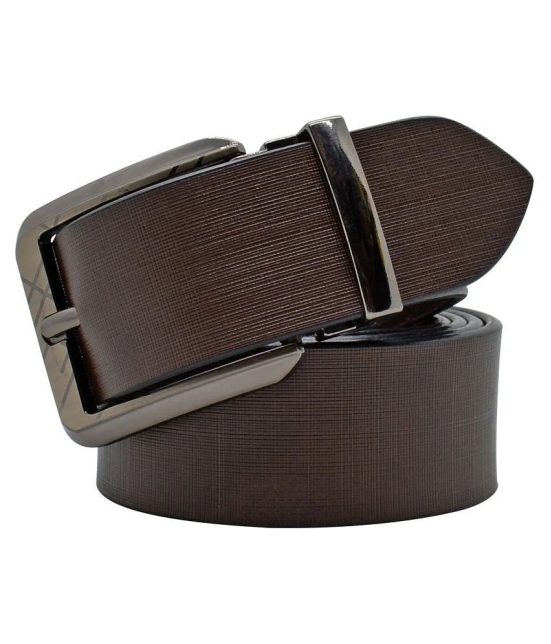 Loopa Brown Leather Formal Belt - 32