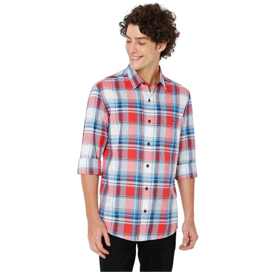 Red & Blue Madras Check Shirt