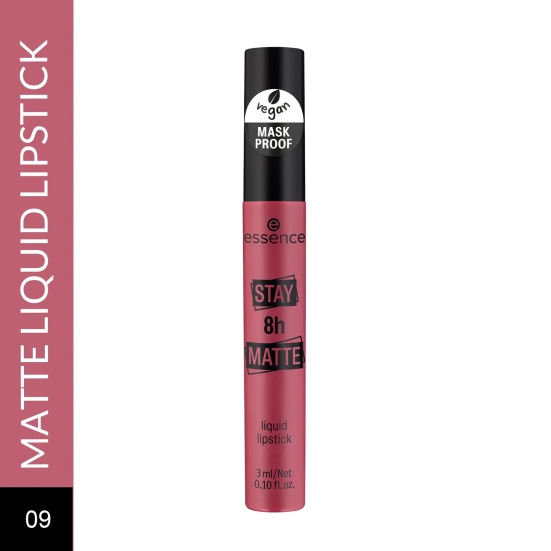 essence STAY 8h MATTE liquid lipstick 09 Bite Me If You Can