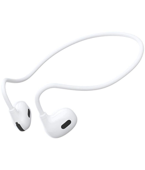 VEhop PRO AIR Bluetooth Bluetooth Headphone Over Ear 7 Hours Playback Comfirtable in ear fit IPX4(Splash & Sweat Proof) White