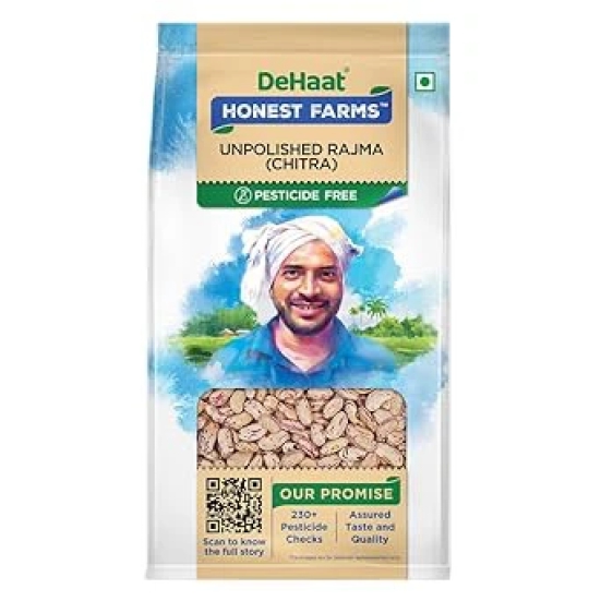 Dehaat Honest Farms Dehaat Unpolished Rajma (Chitra)  500G, 1 Pc