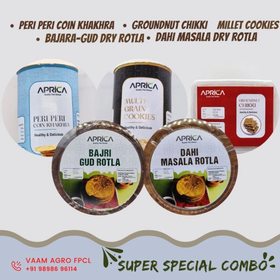 Super Saving Combo | Dry Rotla, Chikki, Khakhra and Cookies