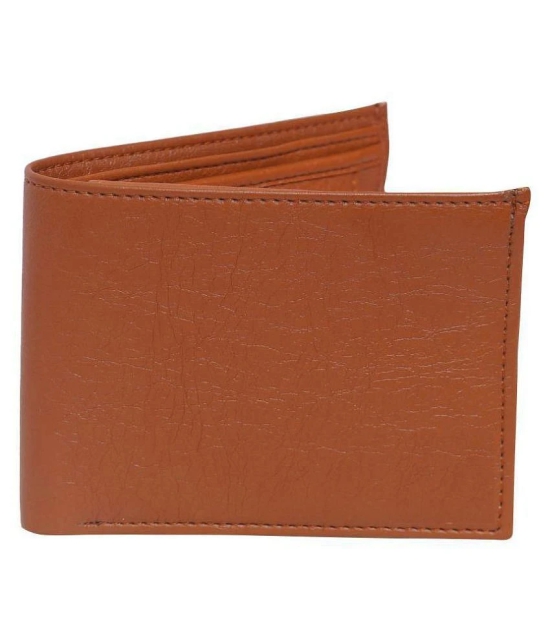 samtroh - Tan PU Mens Regular Wallet ( Pack of 1 ) - Tan