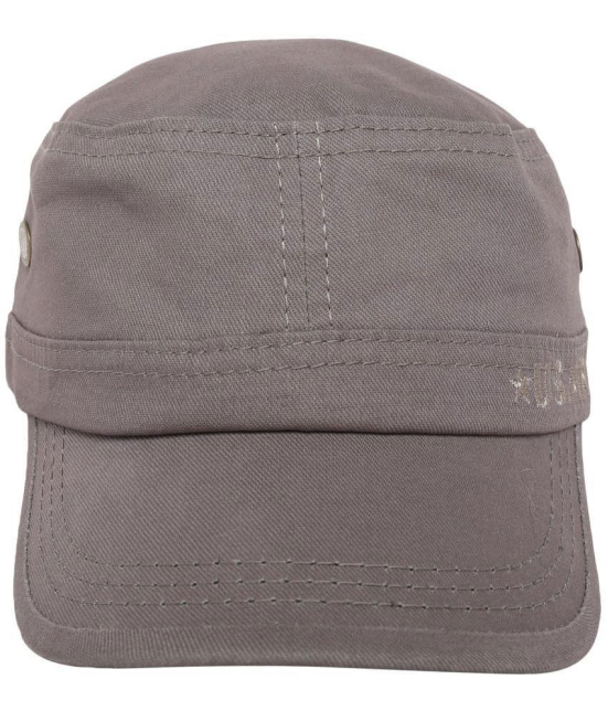 Zacharias Gray Cotton Mens Cap ( Pack of 1 ) - Gray