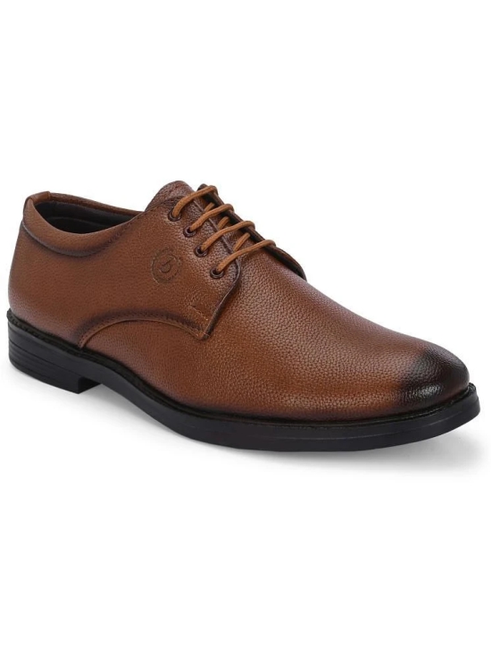 Leeport Camel Mens Derby Formal Shoes - None